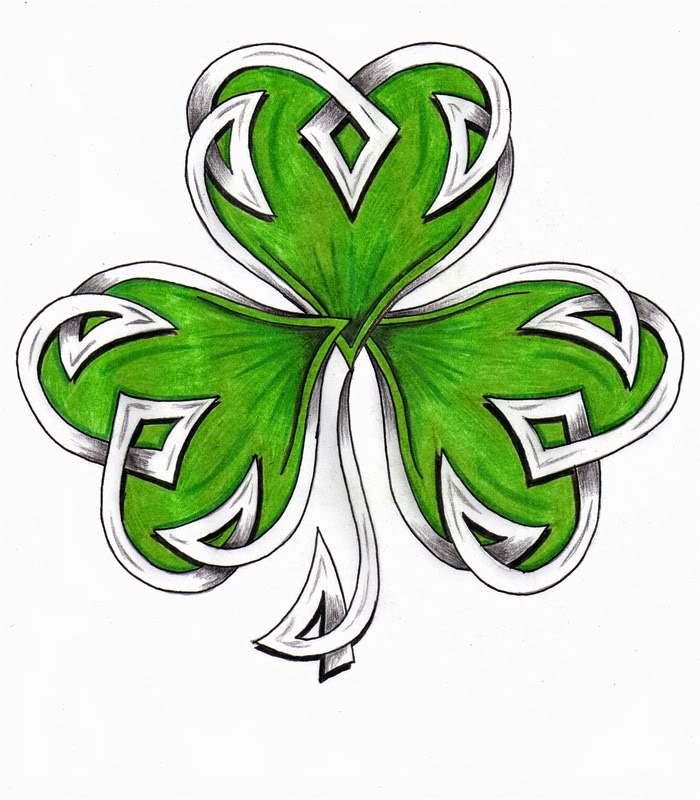 Cool Four Leaf Clover Drawing