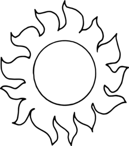 Clipart Sun Outline - Free Clipart Images