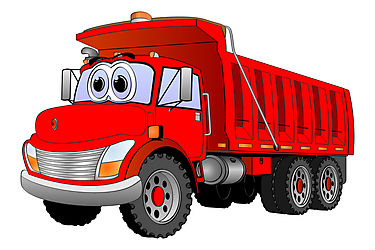 Cartoon Dump Truck Clip Art