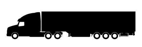 53+ Semi Truck Silhouette Clip Art
