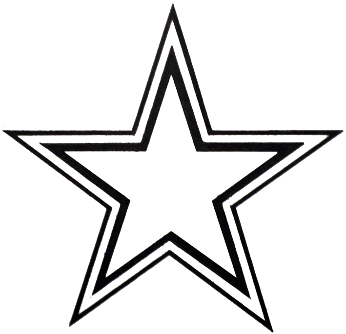 Double Outline Star Neck Tattoos: Real Photo, Pictures, Images and ...