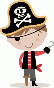 Pirate clipart kids