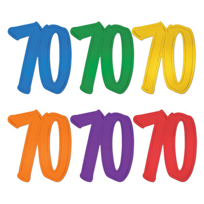 70th Birthday Clip Art