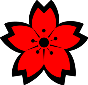 Black Sakura Clip Art - vector clip art online ...