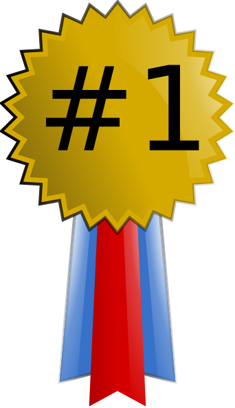 Gold Medal Numbered clip art - vector clip art online, royalty ...