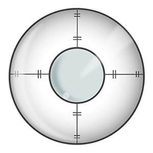 Crosshair Contact Lenses || Crazy Colored Contact Lenses