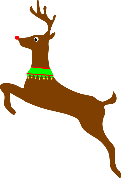 Reindeer Outline - ClipArt Best