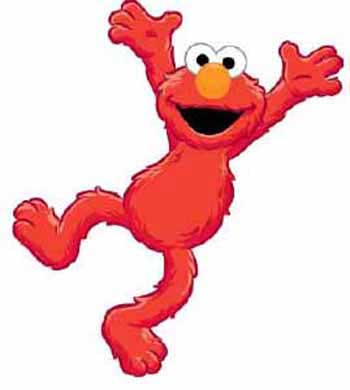 Sesame Street Elmo Mini Mural - Wallpaper & Border | Wallpaper-inc.com