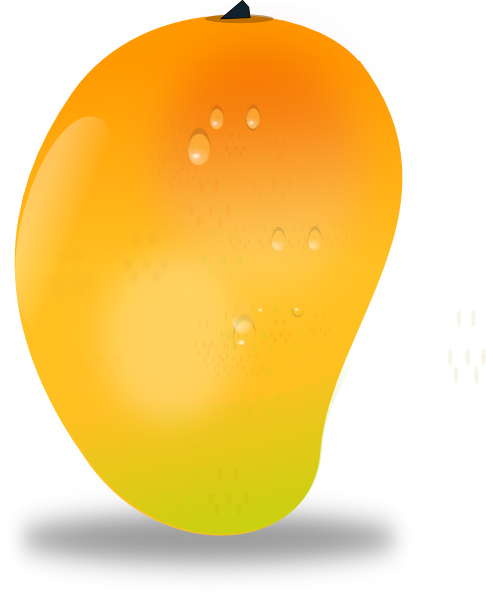 Mango Fruit clip art - vector clip art online, royalty free ...