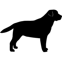 Labrador Retriever Silhouette - ClipArt Best