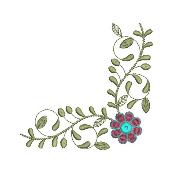 Table Corner Border Designs 4000 - EmbroideryShristi