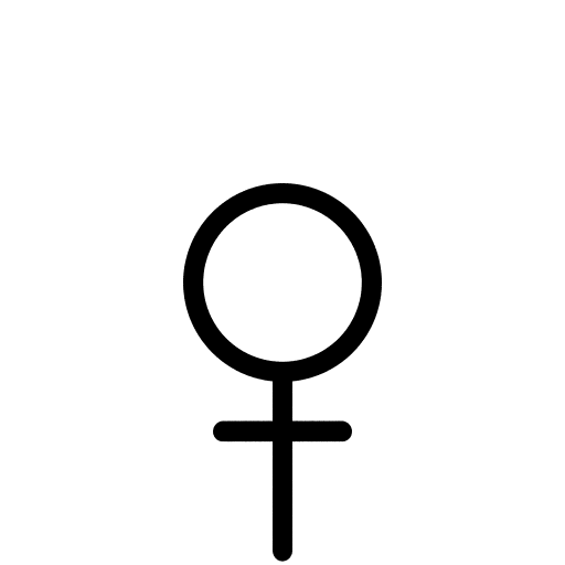 Gender-Symbol Female dark transparent Background.png ...