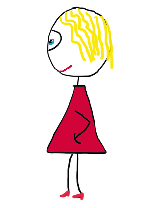 How to Draw a Stick Woman - The Stick Guy