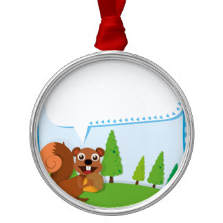 Squirrel Drawing Ornaments & Keepsake Ornaments | Zazzle