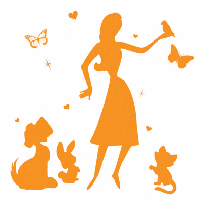 Dog Sitting Clipart