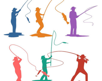Fly fishing decals | Etsy