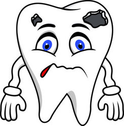 Cartoon Tooth Clipart