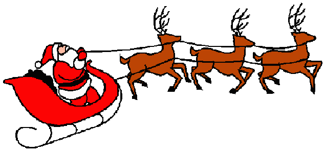 Santa sleigh clipart meme