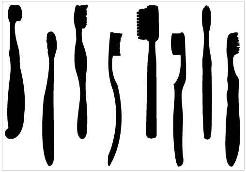 Toothbrush Clipart Black And White - Free Clipart ...