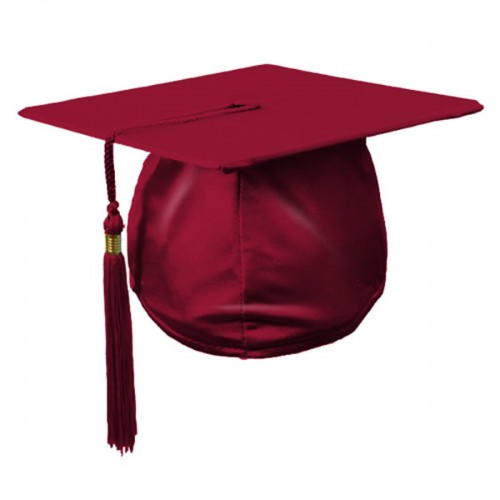 Graduation Hat in Satin Finish with Tassel | Marston Robing