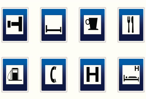 Silhouette Of Hospital Road Sign Clip Art, Vector Images ...
