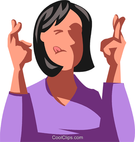 Fingers Crossed Clipart - Tumundografico