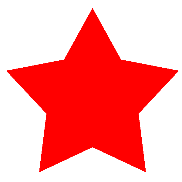 Star Rounded Edges Clipart