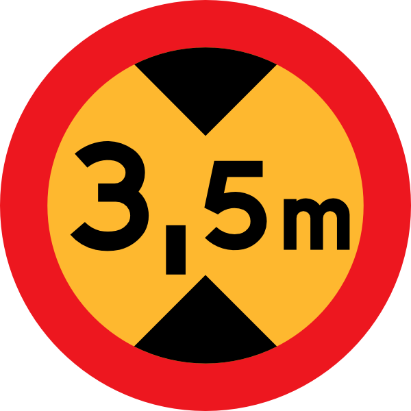 Height Sign Clip Art - vector clip art online ...