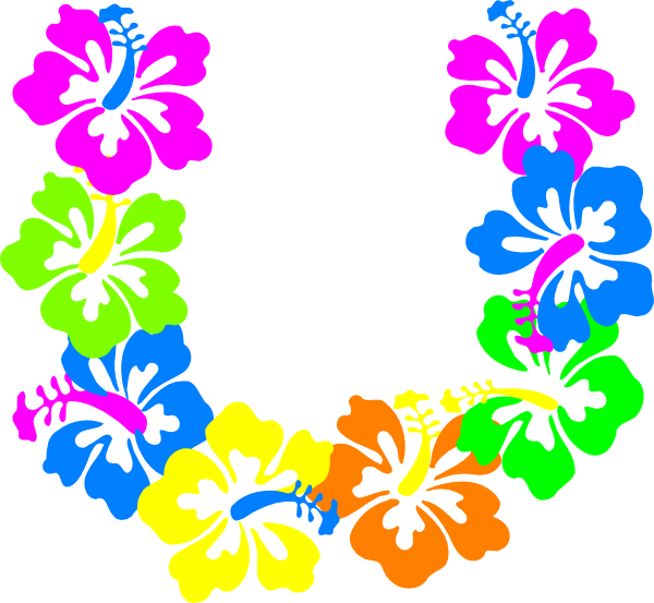 Flower lei clip art
