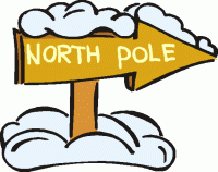 North Pole Sign Clipart