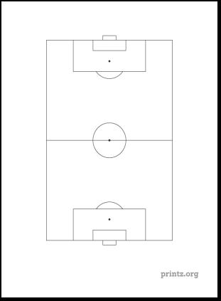 Soccer Field Diagram Editable & Soccer Field Football Pitch Clip ...