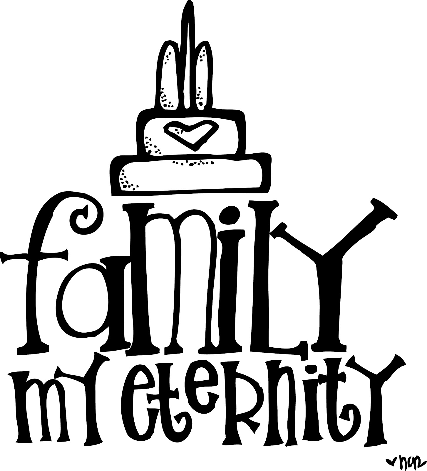 Lds clipart temple family