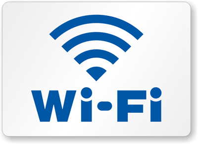 Free Wifi Signs