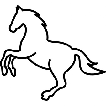 Horse Outline Vectors, Photos and PSD files | Free Download