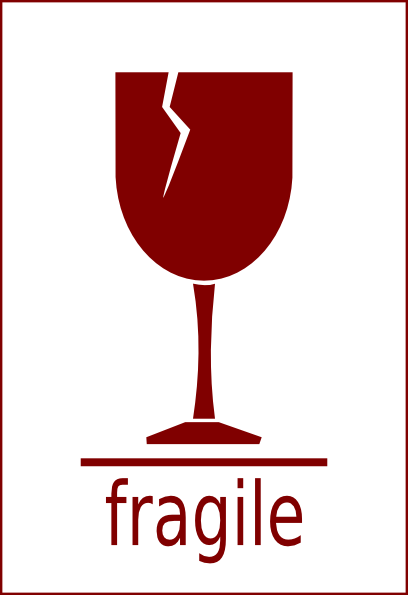 Fragile Label Clip Art - vector clip art online ...