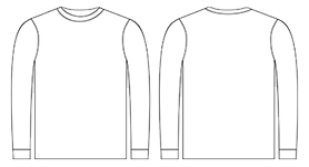 Template Long Sleeve T-shirt - ClipArt Best