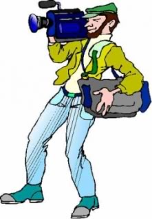 Cameraman clipart