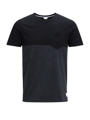 Mens Striped T-shirts | Black & white Striped | JACK & JONES