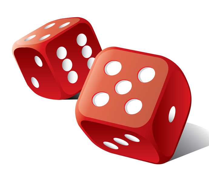 Rolling Dice Clipart