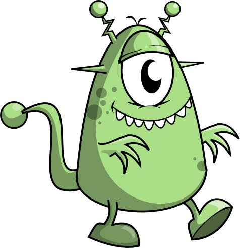 Funny Monster Clipart