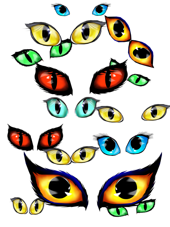 Halloween Eyes Clipart