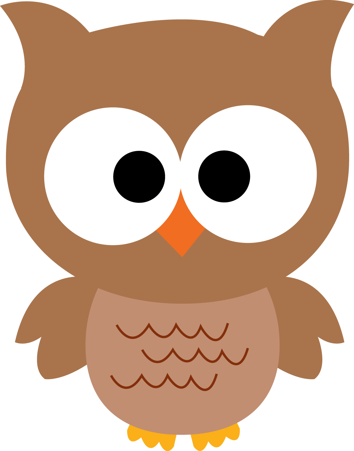 Owl outline clip art