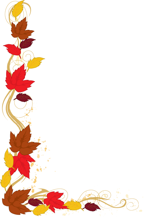 Thanksgiving Borders Clipart