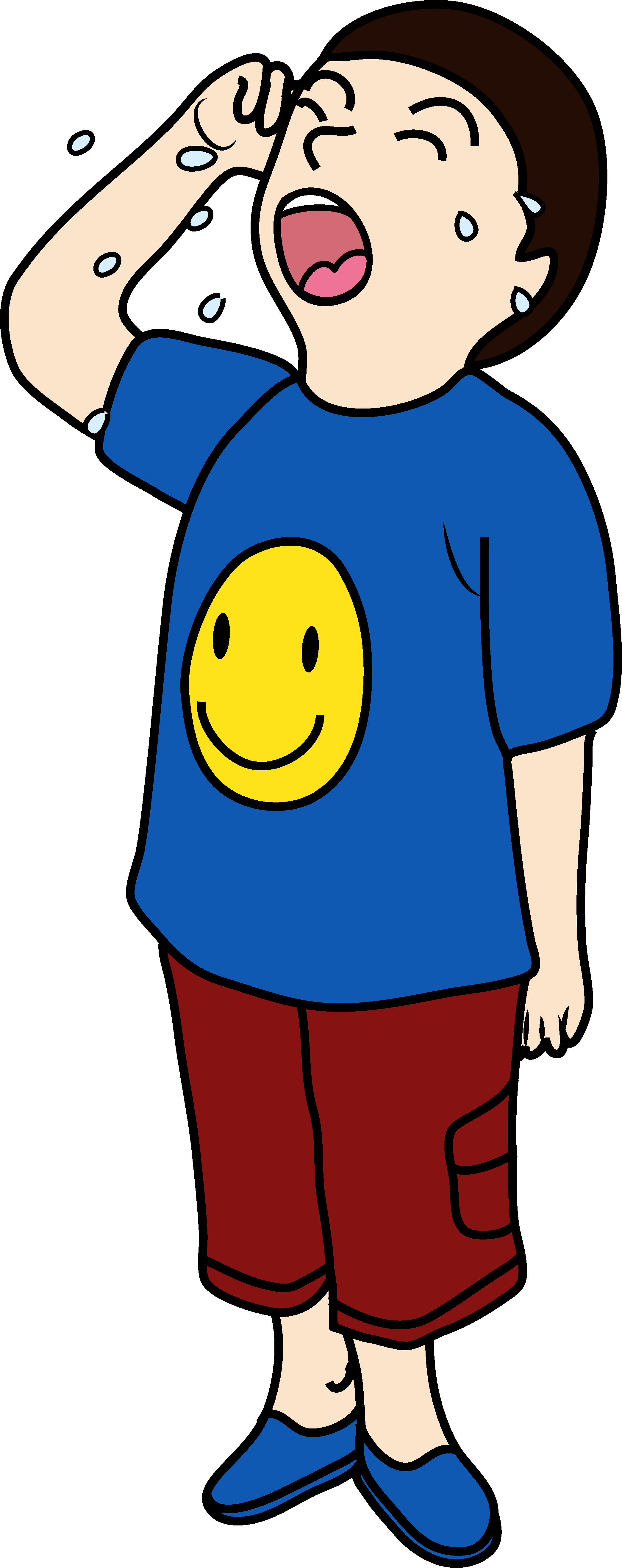 Crying Kid Clipart - Free Clipart Images
