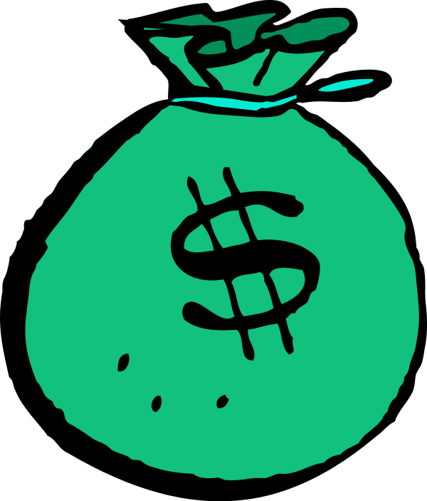 money bag - vector Clip Art