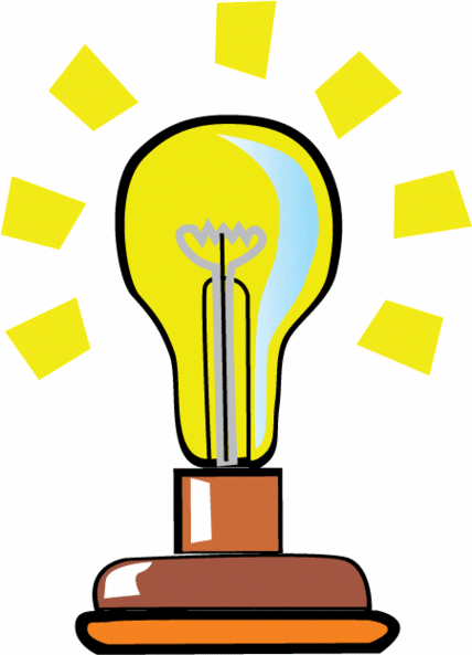 Light Bulb Animation Clipart - Free to use Clip Art Resource