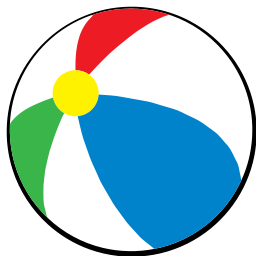 Free Cartoon Beach Ball - ClipArt Best