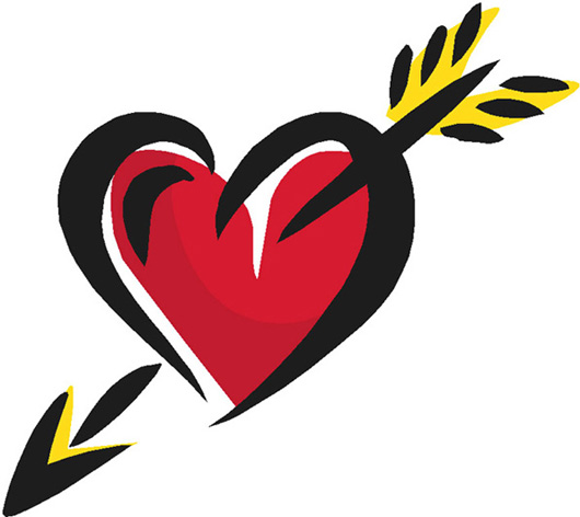 Best Photos of Drawings Of Hearts With Arrows - Drawing Heart with ...