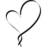 Clip Art Black Heart - Free Clipart Images
