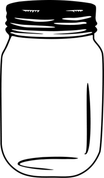 Mason Jar Printable | Free Images - vector clip art ...